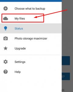 تحميل الملفات من تطبيق Degoo 1