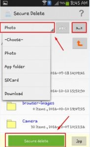 برنامج Secure Delete لحذف بيانات هاتفك نهائياً
