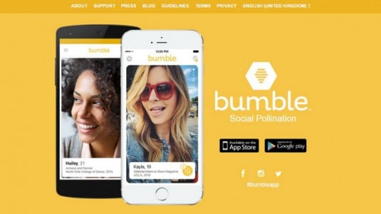 برنامج Bumble للتعارف