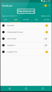 تحميل تطبيق DroidLock Dynamic Lockscreen