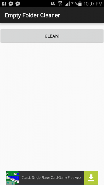 تحميل تطبيق Empty Folder Cleaner
