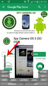 تطبيق التصوير بدون فتح الشاشة تطبيق التصوير بدون فتح الشاشة