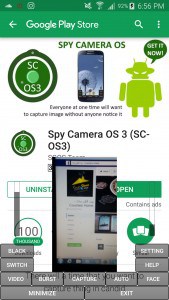 طريقة استخدام تطبيق Spy Camera OS3