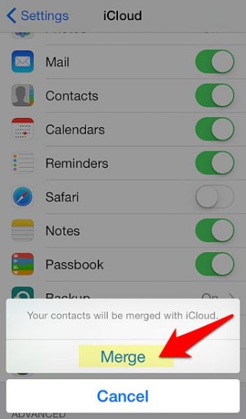 نقل جهات الاتصال من الاندرويد الي ايفون