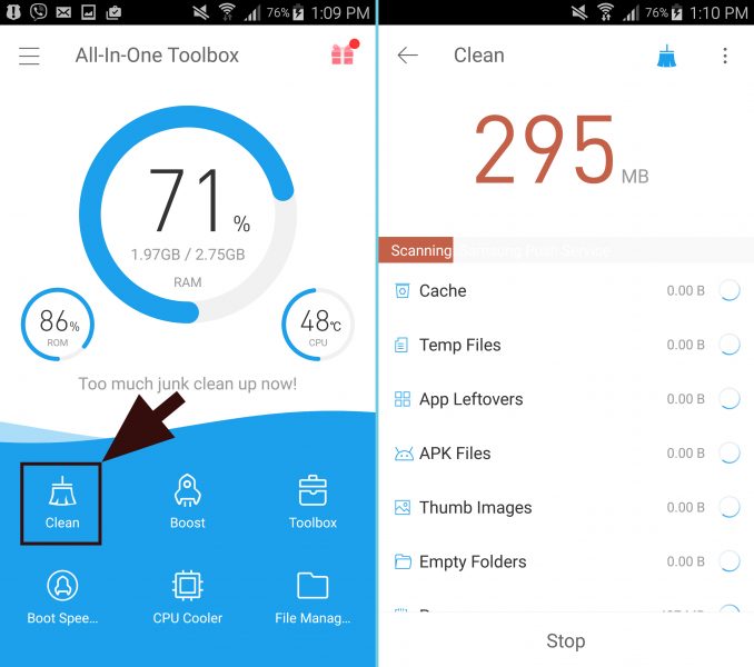 تسريع هواتف الاندرويد
