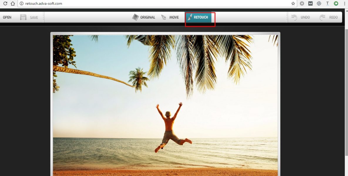 شرح موقع Retouch