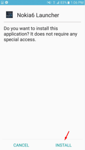 اخر إصدار من تطبيق launcher Nokia 6