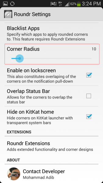 تطبيق تحويل الشاشة لشاشة جالاكسي S8