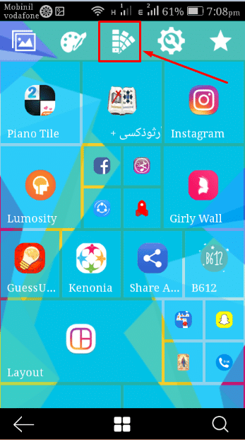 تطبيق Xinma Win 10 Tile Launcher لتغير هاتفك إلى ألوان مختلفة
