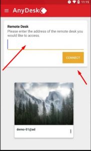 تطبيق AnyDesk remote PC Mac control