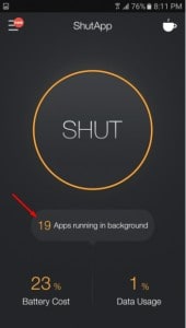 تطبيق ShutApp - Real Battery Saver