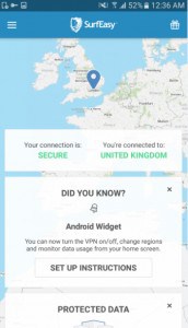 تنزيل SurfEasy Secure Android VPN