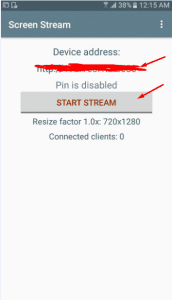 تنزيل Screen Stream over HTTP