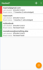 معلومات حول تطبيق Hacked