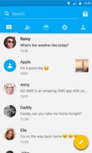 ثيمات الرسائل مع GO SMS Pro