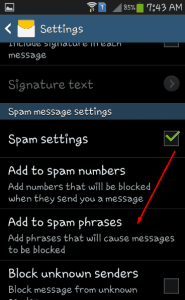 طريقة منع رسائل الإعلانات