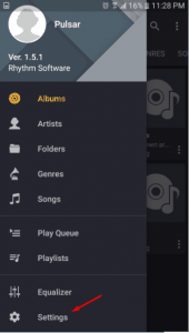 مشغل الموسيقى Pulsar Music Player