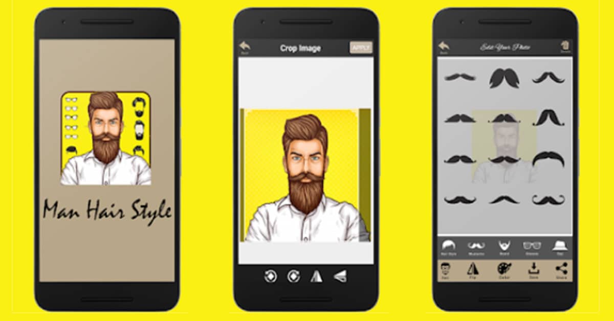 تطبيق إضافة شارب أو لحية