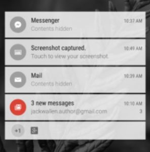 طريقة إخفاء محتوى الإشعارات