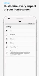 Lawnchair launcher 2018