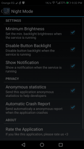 تطبيق Night Mode
