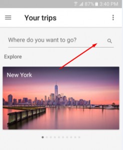 لو مسافر لازم تطبيق Trips Google