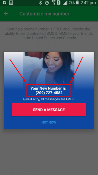 أجراء الاتصالات علي أي رقم أمريكي مجاناً