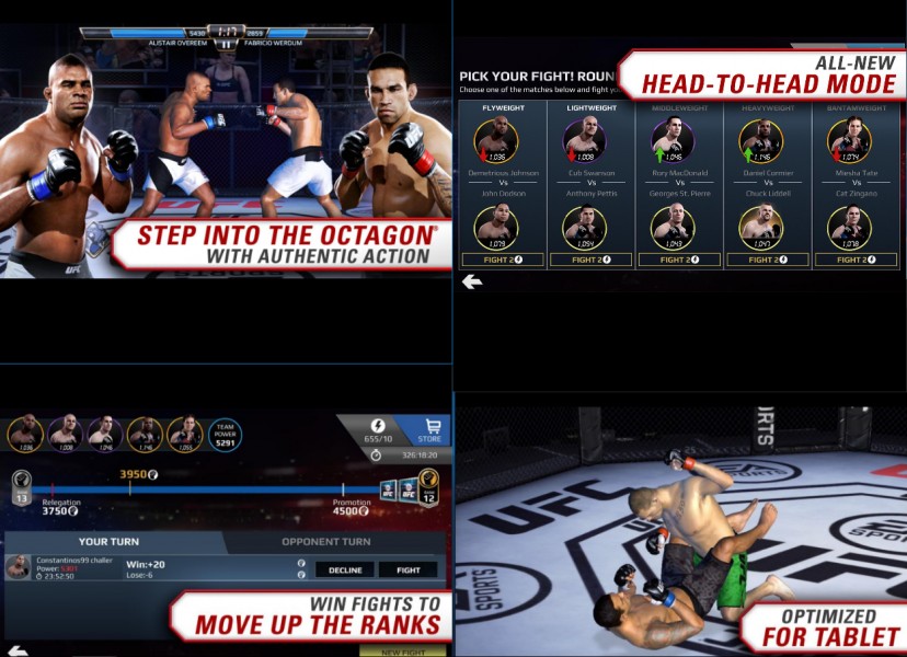 العاب المصارعة للاندرويد (الكيك بوكسنج) EA Sports UFC