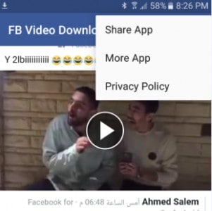 احدث نسخة من 5 FB Video Downloader Free