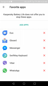 اخر إصدار من Kaspersky Battery Life