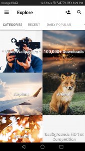 تطبيق Backgrounds HD