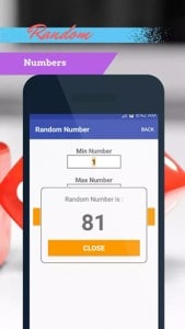 تطبيق Random Generator