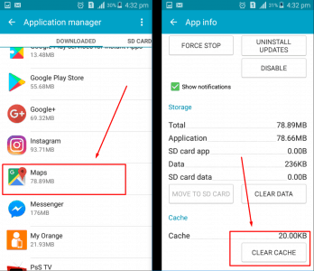مشكلة Unfortunately, Maps has stopped