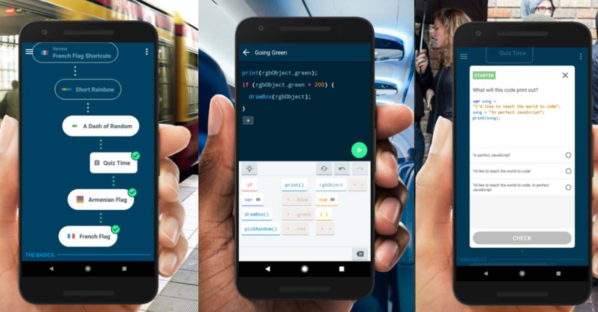 تحميل تطبيق grasshopper لتعلم لغات البرمجة للاندرويد والايفون