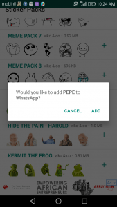 التعبير عن انفعالاتك باستخدام ملصقات واتساب