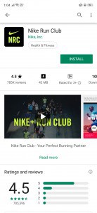 تطبيق Nike Run Club