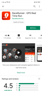 تطبيق RaceRunner