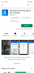 تطبيق Runtastic Running App & Run Tracker