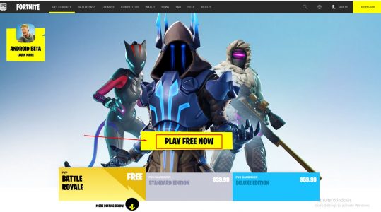 لعبة فورت نايت