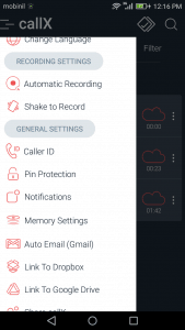 إرسال كل المكالمات المسجلة غلي هاتفك الإلكتروني