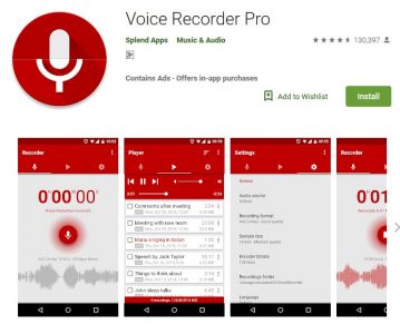 تطبيقات تسجيل الصوت 2019