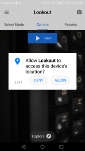 تطبيق لضعاف البصر