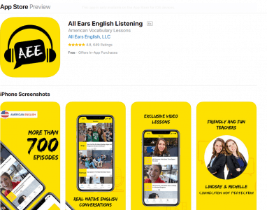 تطبيق All Ears English Listening