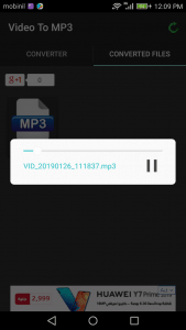 تطبيق Video to Mp3 Converter
