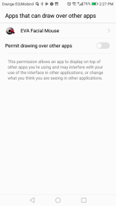طريقة استخدام تطبيق EVA Facial Mouse