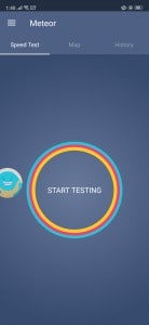 عرض سرعة الانترنت لهواتف الاندرويد