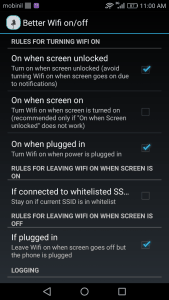 فصل الاتصال بالواي فاي بشكل تلقائي