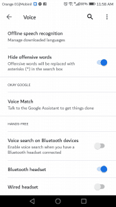 أكثر الأوامر استخداماً في تطبيق Google Now
