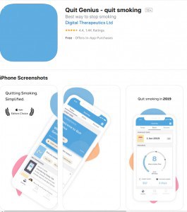 التطبيق الخامس Quit Genius