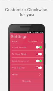 الخدمات الموجودة في افضل تطبيق منبه للاندرويد